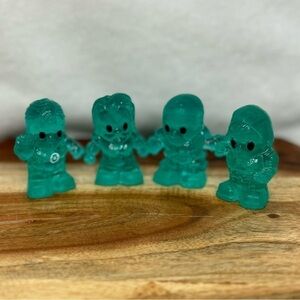 DC Ooshies lot of 4 hologram pencil topper figures